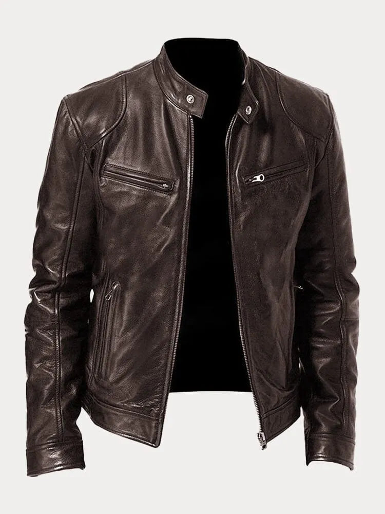 MIKE™ | CASUAL LEATHER JACKET
