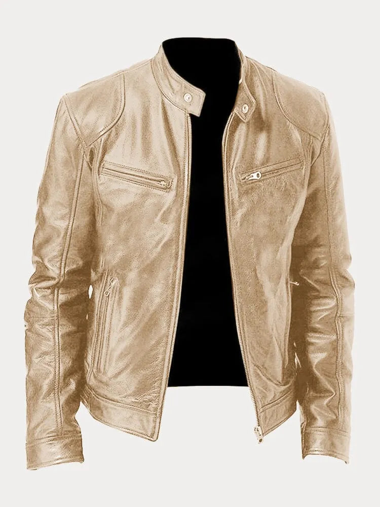 MIKE™ | CASUAL LEATHER JACKET