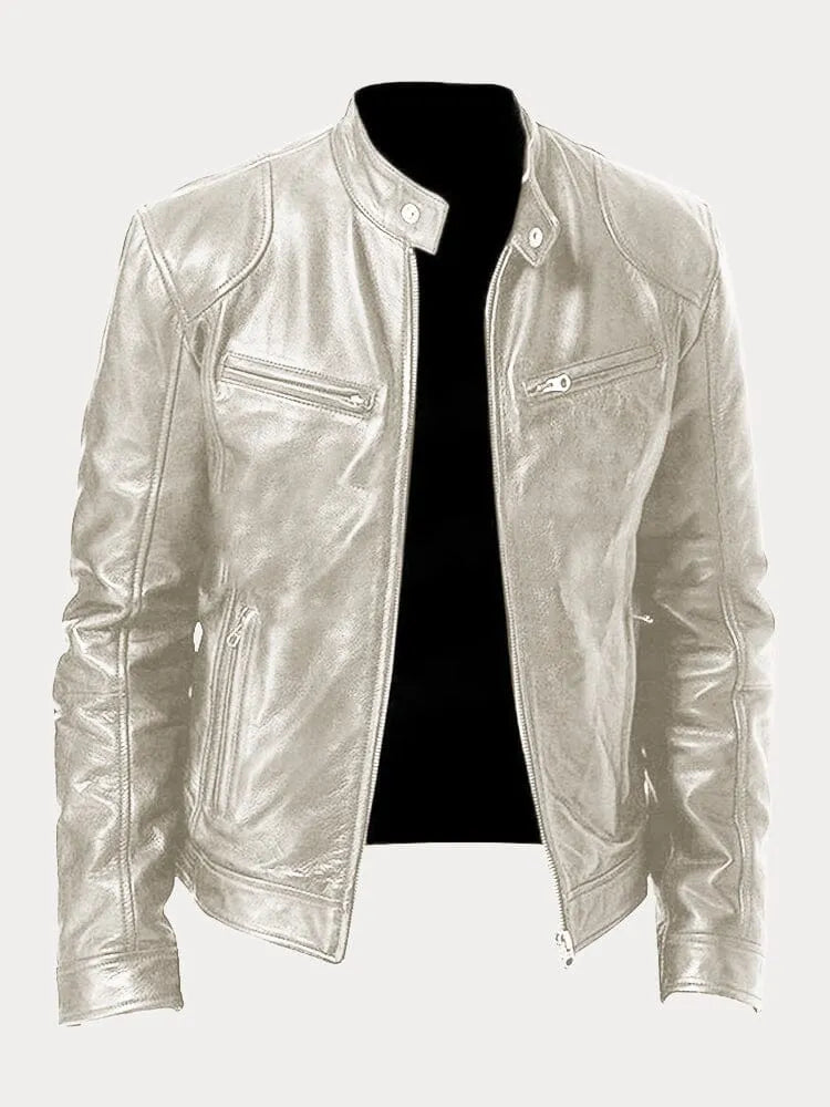 MIKE™ | CASUAL LEATHER JACKET