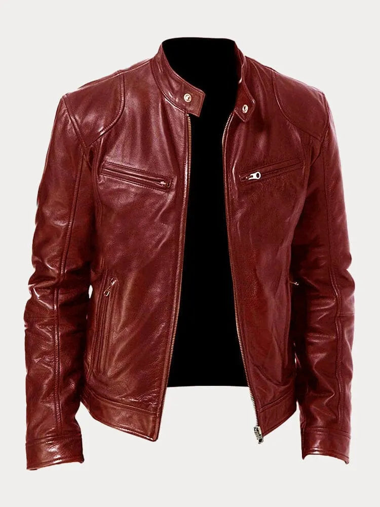 MIKE™ | CASUAL LEATHER JACKET