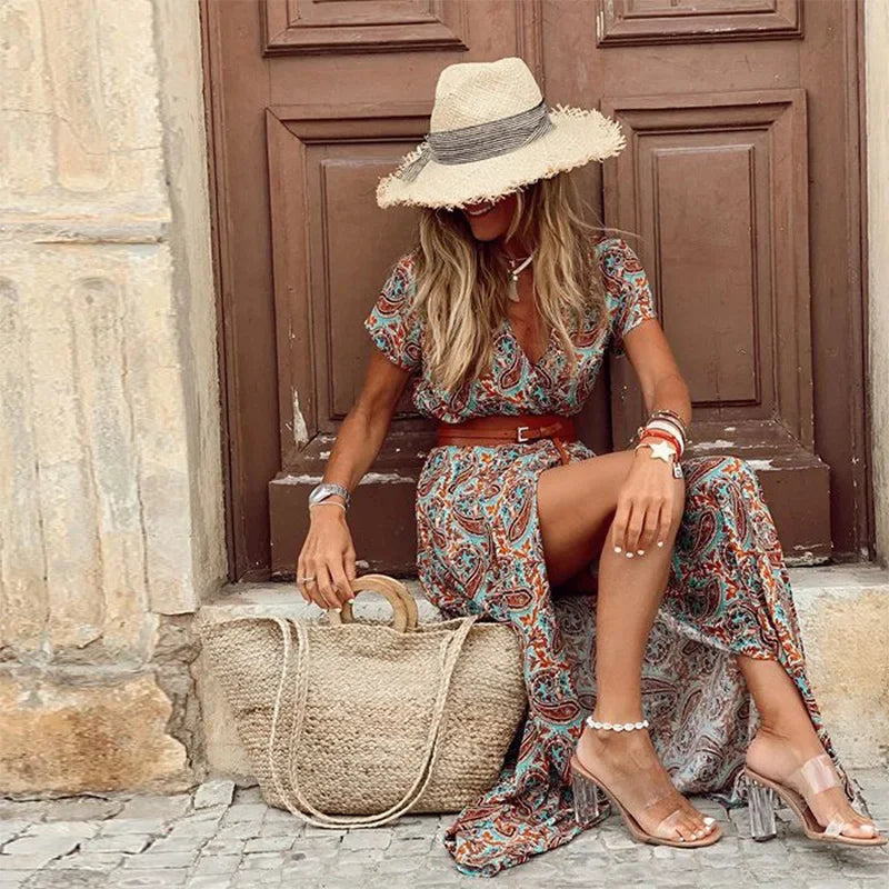 Luna® | Enchanting Bohemian Maxi Dress for a Refined Look