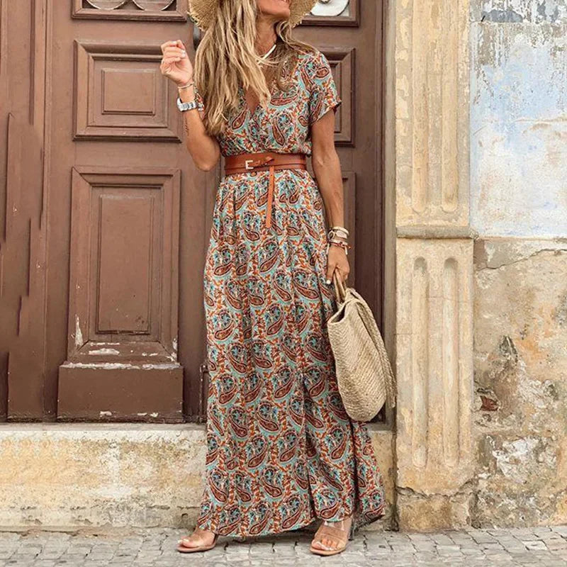 Luna® | Stylish Bohemian Maxi Dress for a Enchanting Look