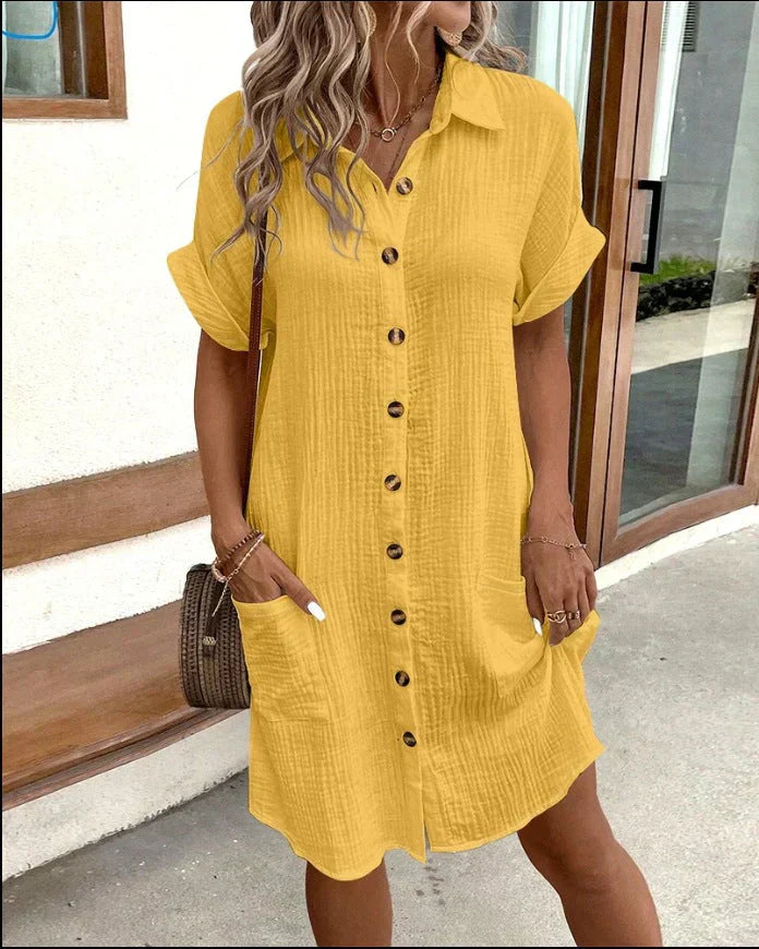 Celest Elegant Polo Dress - Make an Impression! (Hurry, Almost Sold Out)