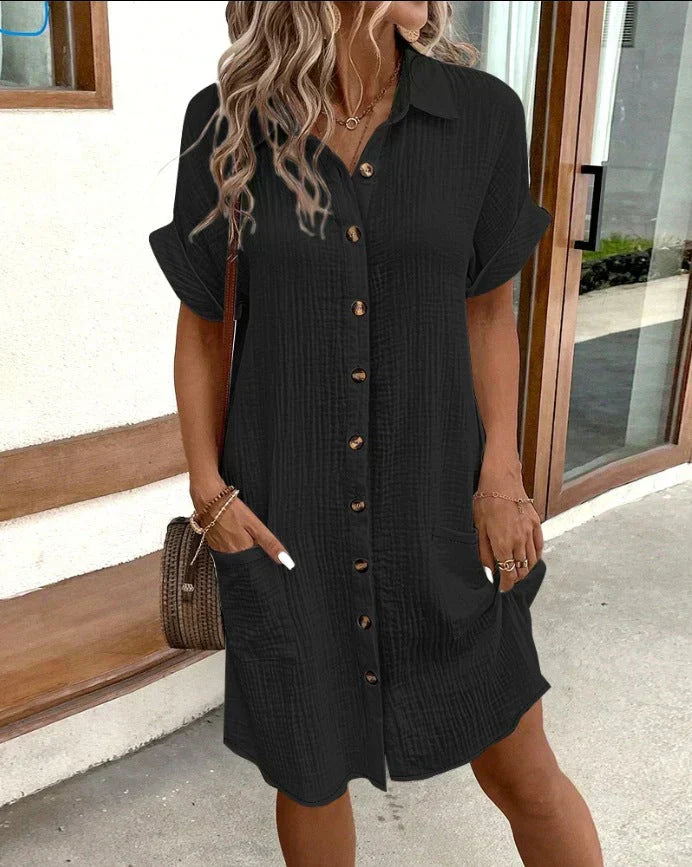 Celest Elegant Polo Dress - Make an Impression! (Hurry, Almost Sold Out)