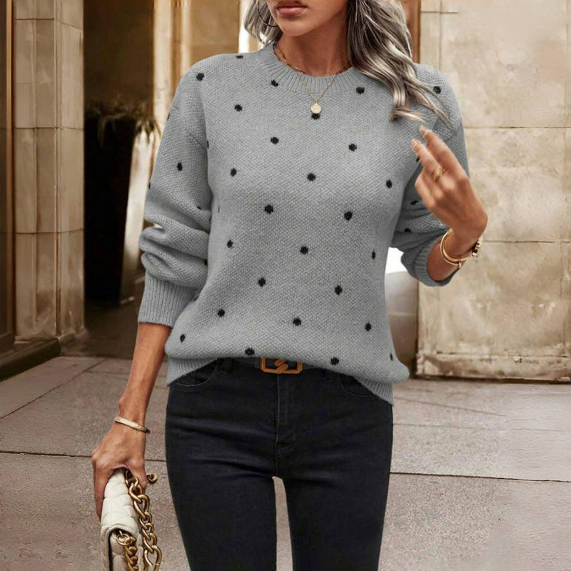 Nina | Women’s Polka Dot Sweater