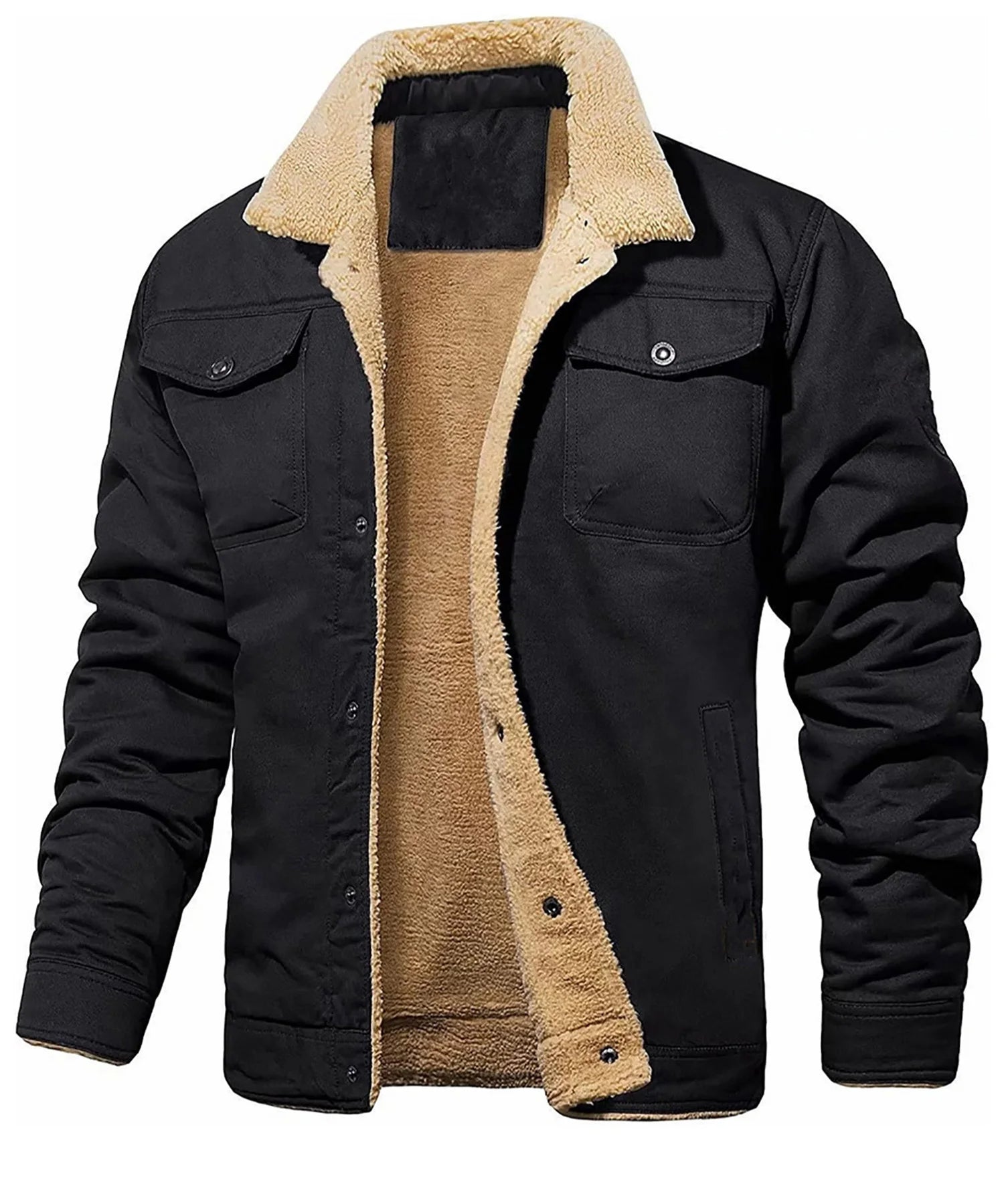 Casey | Fleece Bomber Jacket