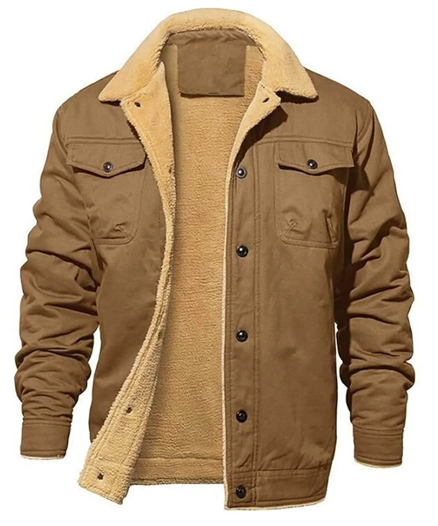 Casey | Fleece Bomber Jacket