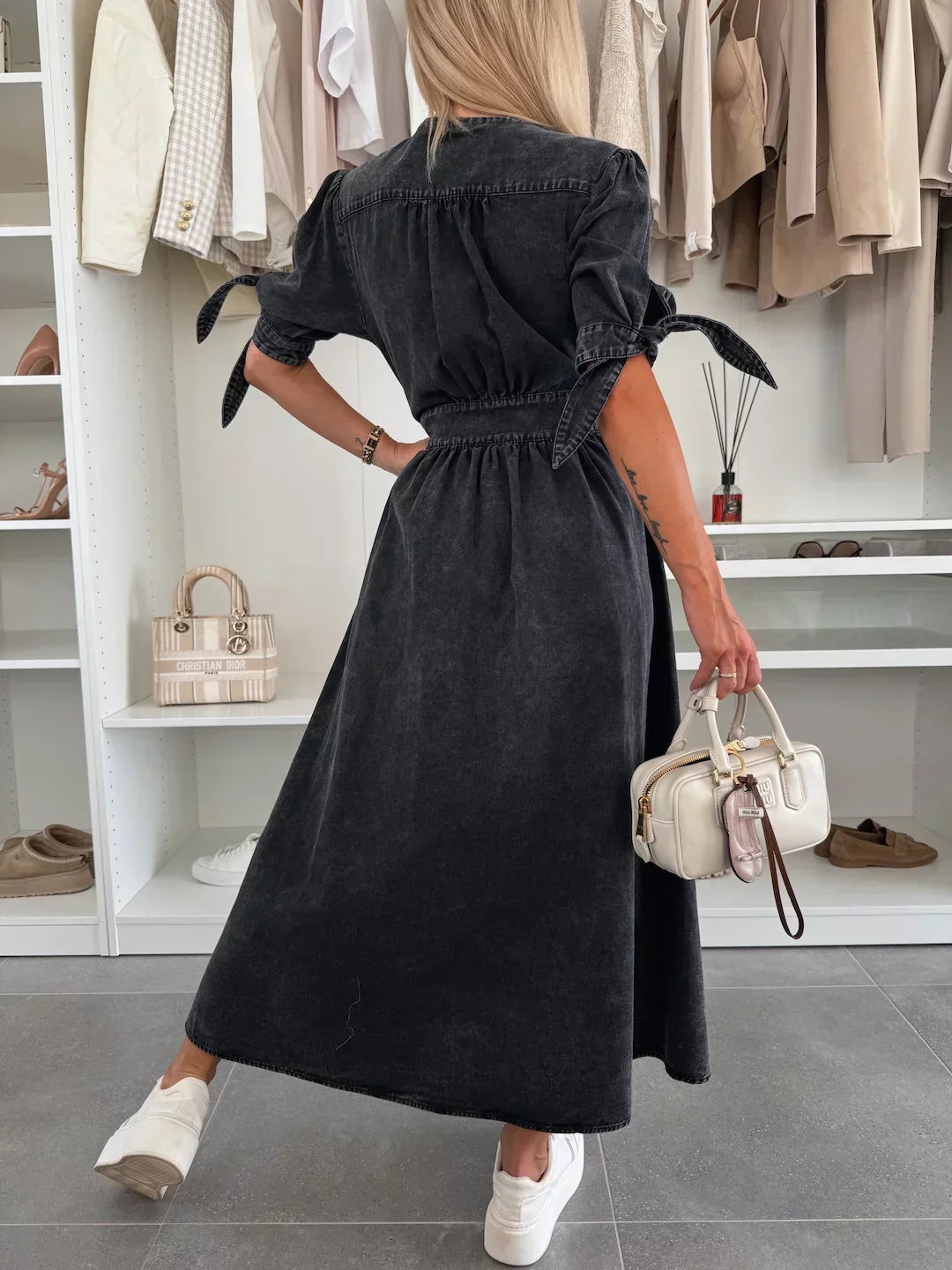 Luise™ | Radiant Denim Dress