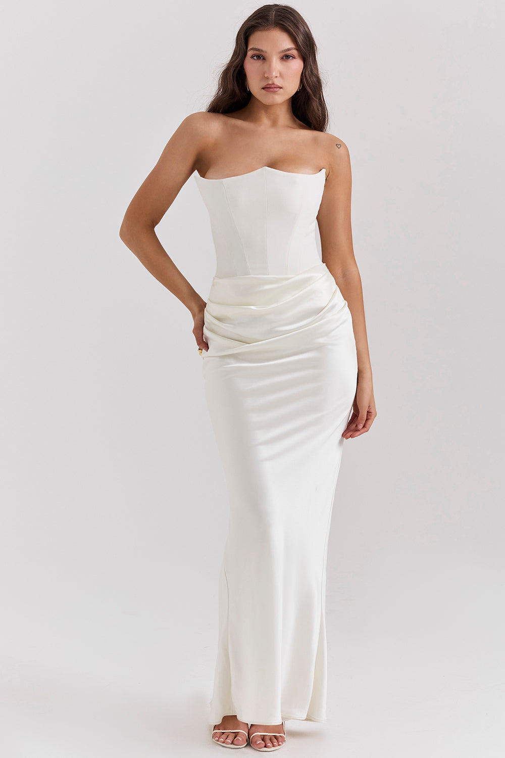 Madison™ | Satin Dress with Hourglass Silhouette