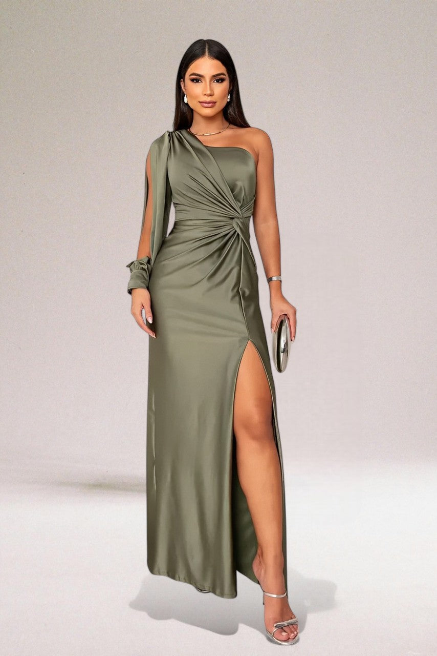 Venus™ | One-Shoulder Dress with Draping
